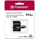 Карта памяти microSDXC, 512Gb, Transcend 340S, SD адаптер (TS512GUSD340S)