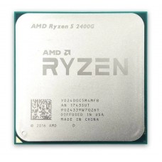 Б/У Процессор AM4, AMD Ryzen 5 2400G, Tray, 4x3.6 GHz (YD2400C5M4MFB)