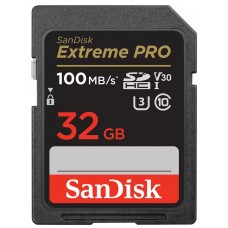 Карта пам'яті SDHC, 32Gb, SanDisk Extreme PRO (SDSDXXO-032G-GN4IN)