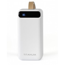 Универсальная мобильная батарея 50000 mAh, Titanum 741S, White, 22.5 Вт (TPB-741S-W)
