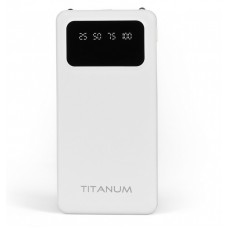 Универсальная мобильная батарея 10000 mAh, Titanum OL21, White (TPB-OL21-W)