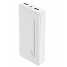 Универсальная мобильная батарея 20000 mAh, Havit PB92, White, 20 Вт (HV-PB92)