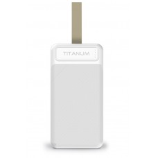 Универсальная мобильная батарея 30000 mAh, Titanum 914, White (TPB-914-W)