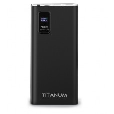 Универсальная мобильная батарея 20000 mAh, Titanum 727S, Black, 22.5 Вт (TPB-727S-B)