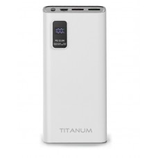 Универсальная мобильная батарея 20000 mAh, Titanum 727S, White, 22.5 Вт (TPB-727S-W)