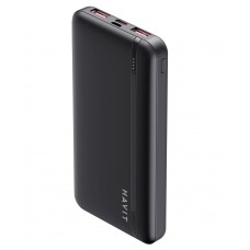 Универсальная мобильная батарея 10000 mAh, Havit PB90, Black, 20 Вт (HV-PB90)