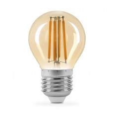 Лампа светодиодная E27, 4 Вт, 2200K, G45, Titanum Filament, 400 Лм, 220V (TLFG4504272A)