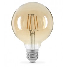 Лампа светодиодная E27, 6 Вт, 2200K, G95, Titanum Filament, 540 Лм, 220V (TLFG9506272A)