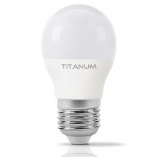 Лампа світлодіодна E27, 6 Вт, 3000K, G45, Titanum, 510 Лм, 220V (TLG4506273)