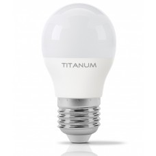 Лампа світлодіодна E27, 6 Вт, 4100K, G45, Titanum, 510 Лм, 220V (TLG4506274)