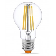 Лампа світлодіодна E27, 10 Вт, 4100K, A60, Videx Filament, 1350 Лм, 220V (VL-A60F-10274)