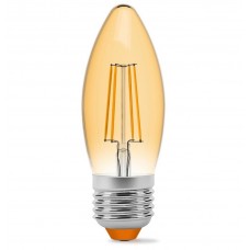 Лампа светодиодная E27, 4 Вт, 2200K, C37, Videx Filament, 360 Лм, 220V (VL-C37FA-04272)