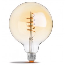 Лампа світлодіодна E27, 5 Вт, 2200K, G125, Videx Filament, 340 Лм, 220V, дімерна (VL-G125FASD-05272)