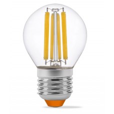 Лампа світлодіодна E27, 6 Вт, 3000K, G45, Videx Filament, 880 Лм, 220V (VL-G45F-06273)