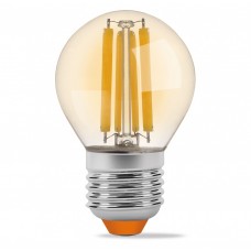 Лампа светодиодная E27, 4 Вт, 2200K, G45, Videx Filament, 440 Лм, 220V (VL-G45FA-04272)