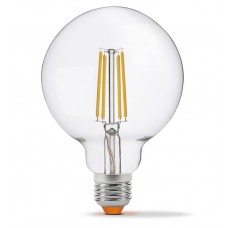 Лампа светодиодная E27, 7 Вт, 4100K, G95, Videx Filament, 800 Лм, 220V, димерная (VL-G95FD-07274)