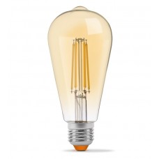 Лампа світлодіодна E27, 10 Вт, 2200K, ST64, Videx Filament, 1100 Лм, 220V (VL-ST64FA-10272)