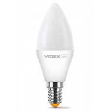 Лампа світлодіодна E14, 7 Вт, 3000K, C37, Videx, 700 Лм, 220V (VL-C37e-07143)