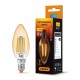 Лампа світлодіодна E14, 6 Вт, 2200K, C37, Videx Filament, 750 Лм, 220V (VL-C37FA-06142)