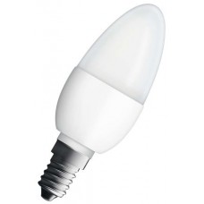 Лампа светодиодная E14, 5 Вт, 2700K, B40, Osram, 470 Лм, 220V (4052899326453)