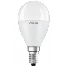 Лампа светодиодная E14, 7.5 Вт, 4000K, P75, Osram, 800 Лм, 220V (4058075624047)