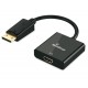Адаптер DisplayPort (M) - HDMI (F), MediaRange, Black, 20 см (MRCS177)
