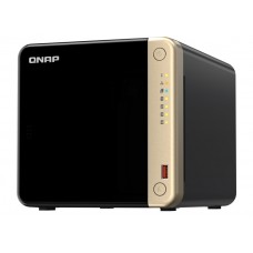 Сетевое хранилище QNAP TS-464-8G, Black/Gold