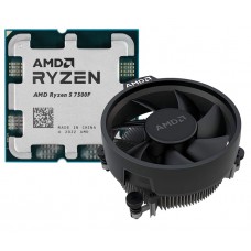 Процесор AMD (AM5) Ryzen 5 7500F, Tray + Cooler, 6x3.7 GHz (100-100000597MPK)