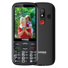Мобильный телефон (бабушкофон) Sigma mobile Comfort 50 Optima Type-C, Black, Dual Sim