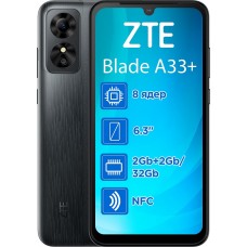 Смартфон ZTE Blade A33 Plus Grey, 2/32GB