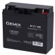 Батарея для ДБЖ 12В 18Ач Gemix GB1218 Black, 181х77х167 мм AGM