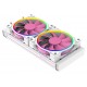 Система жидкостного охлаждения ID-Cooling PinkFlow 240 Diamond, Pink/White