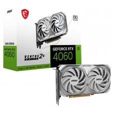 Відеокарта GeForce RTX 4060, MSI, VENTUS 2X OC (White Edition), 8Gb (RTX 4060 VENTUS 2X WHITE 8G OC)