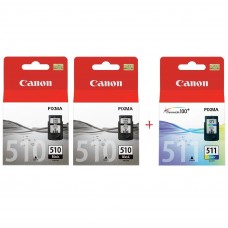 Комплект картриджей Canon PG-510 (2 шт) + CL-511 (Set510BBC)