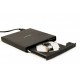 Внешний оптический привод Gembird, Black, DVD+/-RW, USB 2.0 (DVD-USB-04)
