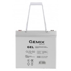 Батарея для ИБП 12В 50Aч Gemix GL12-50, ШхДхВ 225х123х246