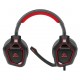 Наушники Marvo HG8960 PRO Black-Red, Red-LED, микрофон, Mini jack (2x3.5 мм), USB, накладные