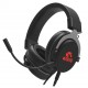 Навушники Marvo HG9052 Black, Red-LED, мікрофон, звук 7.1, 2х3.5 мм (mini-Jack), накладні, кабель 1.80 м