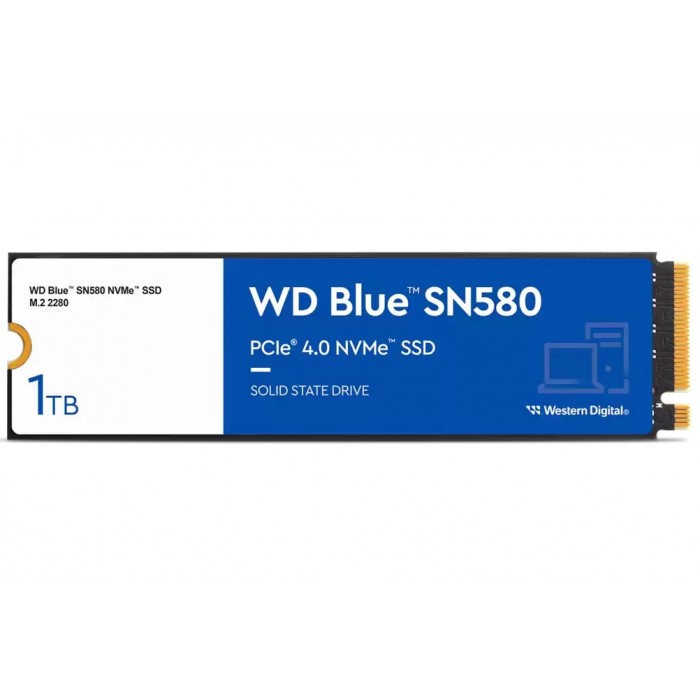 Твердотільний накопичувач M.2 1Tb, Western Digital Blue SN580, PCI-E 4.0 x4 (WDS100T3B0E)