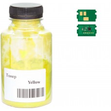 Тонер + чип Kyocera TK-5230, Yellow, P5021, M5521, 50 г, AHK (3203379)