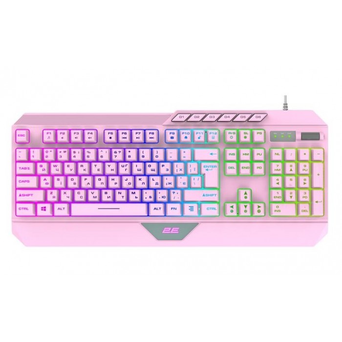Клавіатура 2E KG315 GAMING, Pink (2E-KG315UPK)