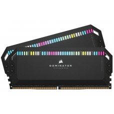 Пам'ять 32Gb x 2 (64Gb Kit) DDR5, 6000 MHz, Corsair Dominator Platinum RGB, Black (CMT64GX5M2B6000Z30)