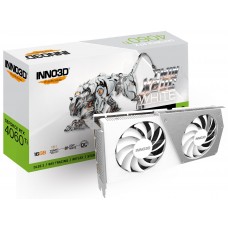Відеокарта GeForce RTX 4060 Ti, Inno3D, TWIN X2 OC (White Edition), 16Gb GDDR6 (N406T2-16D6X-178055W)