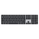 Бездротова клавіатура Apple Magic Keyboard (A2520), Black/Silver (MMMR3UA/A)