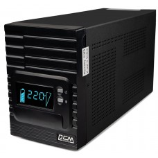 Джерело безперебійного живлення PowerCom SPT-1000-II LCD Black, 1000 ВА, 800 Вт