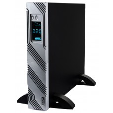 Джерело безперебійного живлення PowerCom SRT-1500A LCD Black, 1500 ВА, 1350 Вт