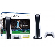 Игровая приставка Sony PlayStation 5, White, з Blu-ray приводом + EA SPORTS FC 24 (код активации)