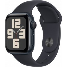 Смарт-часы Apple Watch SE GPS (A2722), 40 мм, Midnight, Midnight Sport Band (S/M) (MR9X3QP/A)