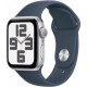 Смарт-годинник Apple Watch SE GPS (A2722), 40 мм, Silver, Storm Blue Sport Band (M/L) (MRE23QP/A)