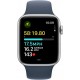 Смарт-часы Apple Watch SE GPS (A2723), 44 мм, Silver, Storm Blue Sport Band (S/M) (MREC3QP/A)